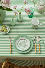 Pip Studio Lily & Lotus Groen Gebaksborden set van twee - ⌀17cm
