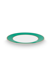 Pip Studio Chique Groen Gebaksborden - Set van 4 - ⌀17cm