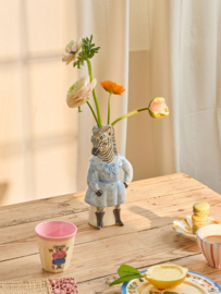 Rice by Rice x Nathalie Lété Vaas - Kan -  Zebra - 25 cm