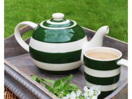 Cornishware Adder Green theepot - Betty - 1400ml - Groen