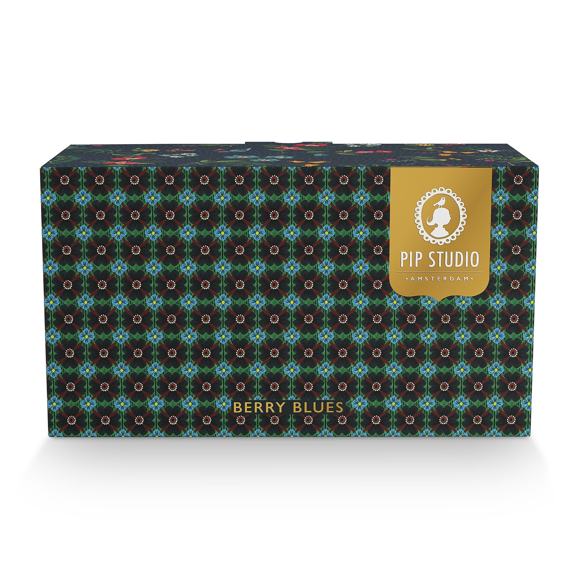 Pip Studio Berry Blues mokken set/2 - 450ml