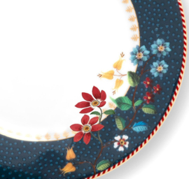 Pip Studio Berry Blues Gebaksborden Set/4 - ⌀17cm