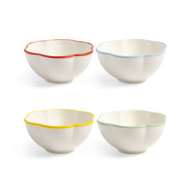 &K Amsterdam Folk Kommen set van vier - 12.5cm