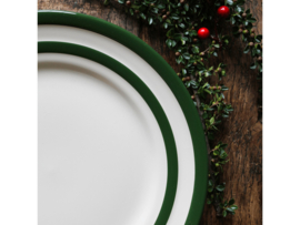 Cornishware Adder Green lunchbord - ⌀25cm - Groen