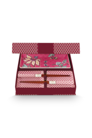 Pip studio Flower Festival bord set/2 - Sushi - Roze