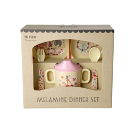 Rice by Rice Baby Fun Fair Eetset - Roze