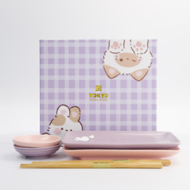 Tokyo Design Kawaii Sushiset voor twee - Rabit - Cat