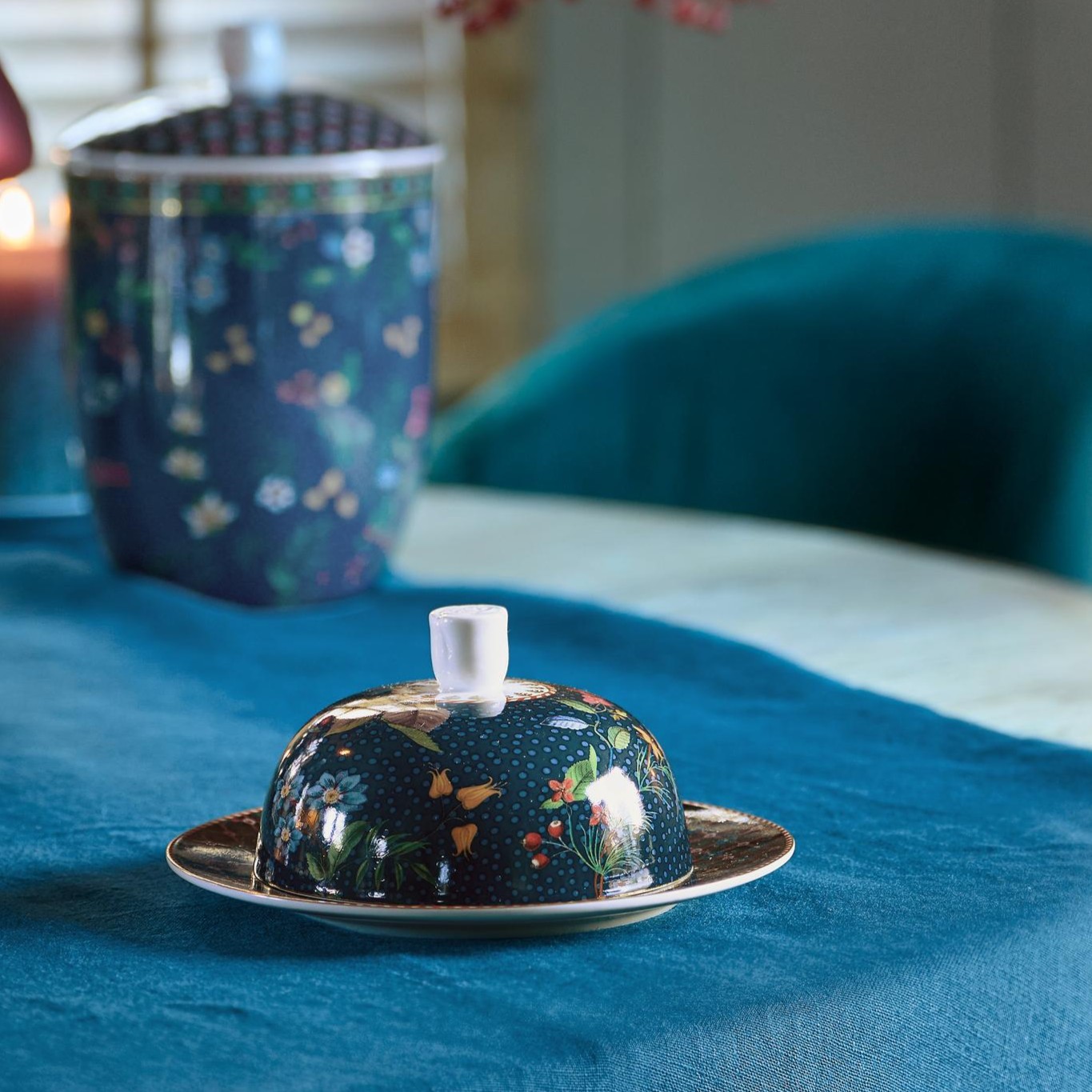 Pip Studio Berry Blues Botervloot