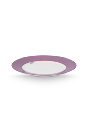 Pip Studio Lily & Lotus Lila Dinerborden set van twee - 26.5cm