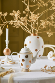 Pip Studio Dot Delight White-Gold theepot - 1.25ltr
