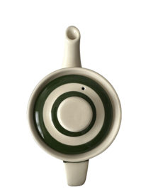 Cornishware Adder Green theepot classic - 670ml - Groen