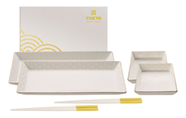 Tokyo Design Nippon Sushi set/2 - cadeauset - wit