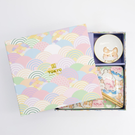 Tokyo Design Kawaii Sushiset voor twee - Animals