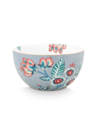 Pip studio flower festival kom - ⌀12cm - Blauw