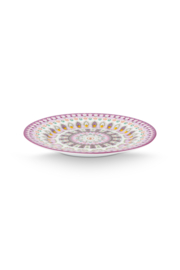 Pip Studio Lily & Lotus Lila Gebaksbord Set van twee -  ⌀17cm