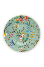 Pip Studio Jolie Flowers petit four bord ⌀12cm - Blue