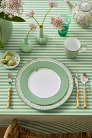 Pip Studio Lily & Lotus Groen Set van twee Dinerborden -  ⌀26.5cm