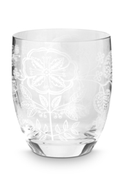 Pip Studio Flower White Glas Set van 2 - 280ml