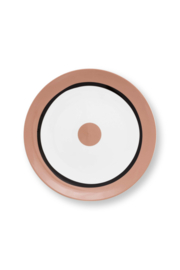 VT Wonen Circles soft Clay Pink dinerbord 25.5cm