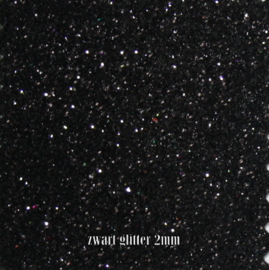 Glitterfoam Zwart 90cmx13m (rol)