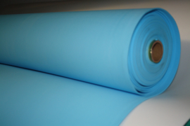 EVA foam licht blauw  2 mm rol 90 cm x 13 mtr