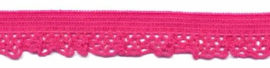 Elastische kant fuchsia (12 mm)