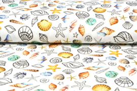 Tricot Schelpen Multi Geel