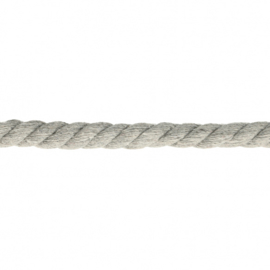 Katoen koord gedraaid grijs (10mm)