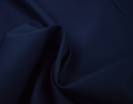 Katoen polyester mix (Poplin) Marine