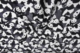 Alpenfleece jogging Panda's Grijs