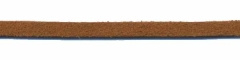 Suede veter bruin (3 mm)