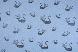 Tricot Mi & Joe licht blauw zwaan