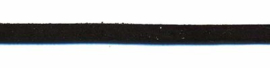Suede veter zwart (3 mm)