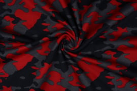 Jogging Camouflage rood