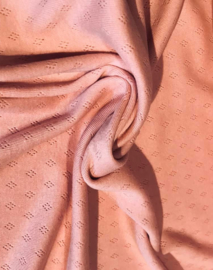 Tricot Pointelle oud Roze(Katoen)