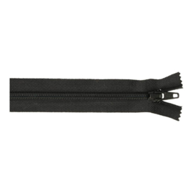 Broekrits Nylon 15 cm  Zwart