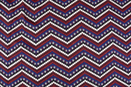 Jacquard Gebreid Dots Bordeaux