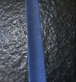 Biasband katoen Blauw 12 mm