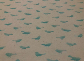 Paper pigeon vogels"About Blue Fabrics"