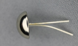 Studs tassenvoet rond 22mm splitpennen nikkel
