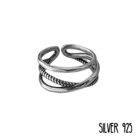 Ring Geometrisch Zilver 925