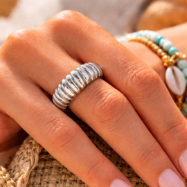 Verstelbare ring Ribbels – perfect als cadeau