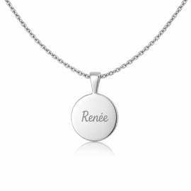 Ketting met naam coin | Graveren