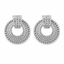 Boho Clipoorbellen Rond Goudkleurig & Zilverkleurig