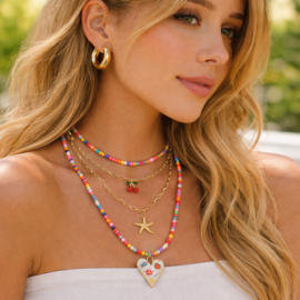 Goudkleurige Clipoorbellen Dikke Oorringen