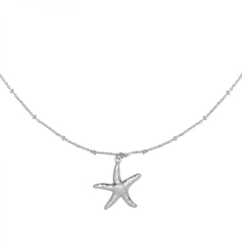 Zilveren Ketting Starfish