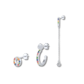 Earparty Rainbow Zilver