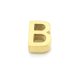 Gouden Ketting Letter B