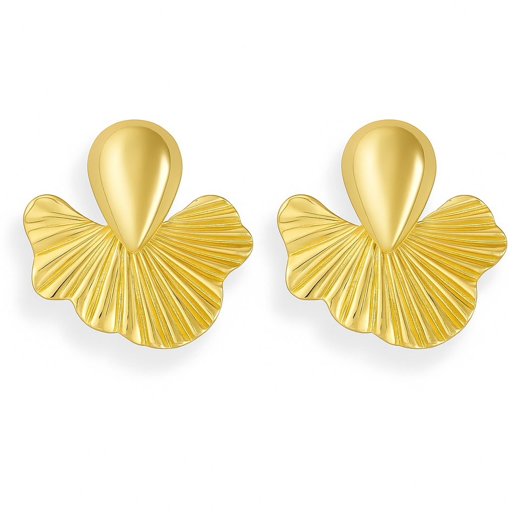 Goudkleurige Statement Oorbellen – Elegant & Uniek