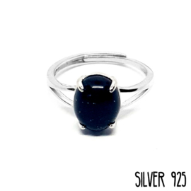 Ring Zandsteen Donker Blauw